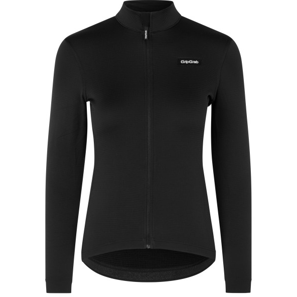GripGrab EXPLR Merinotech Thermal Long Sleeve Jersey Women - Black