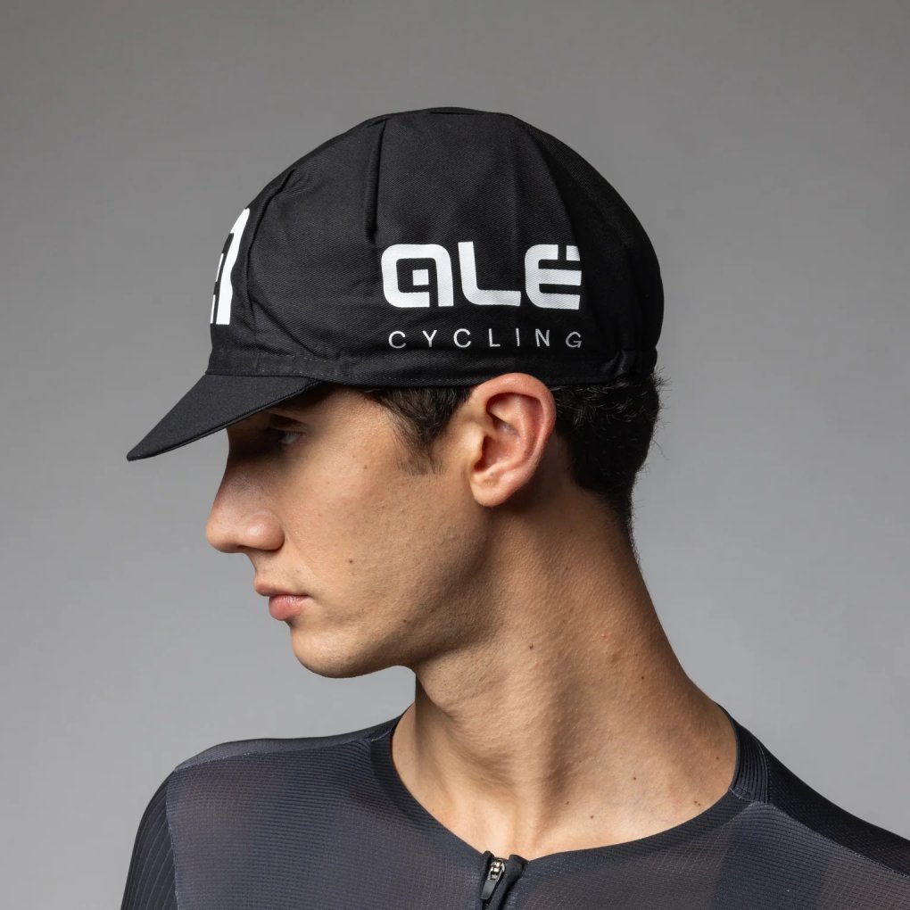 Alé Cotton Cycling Cap - black-white
