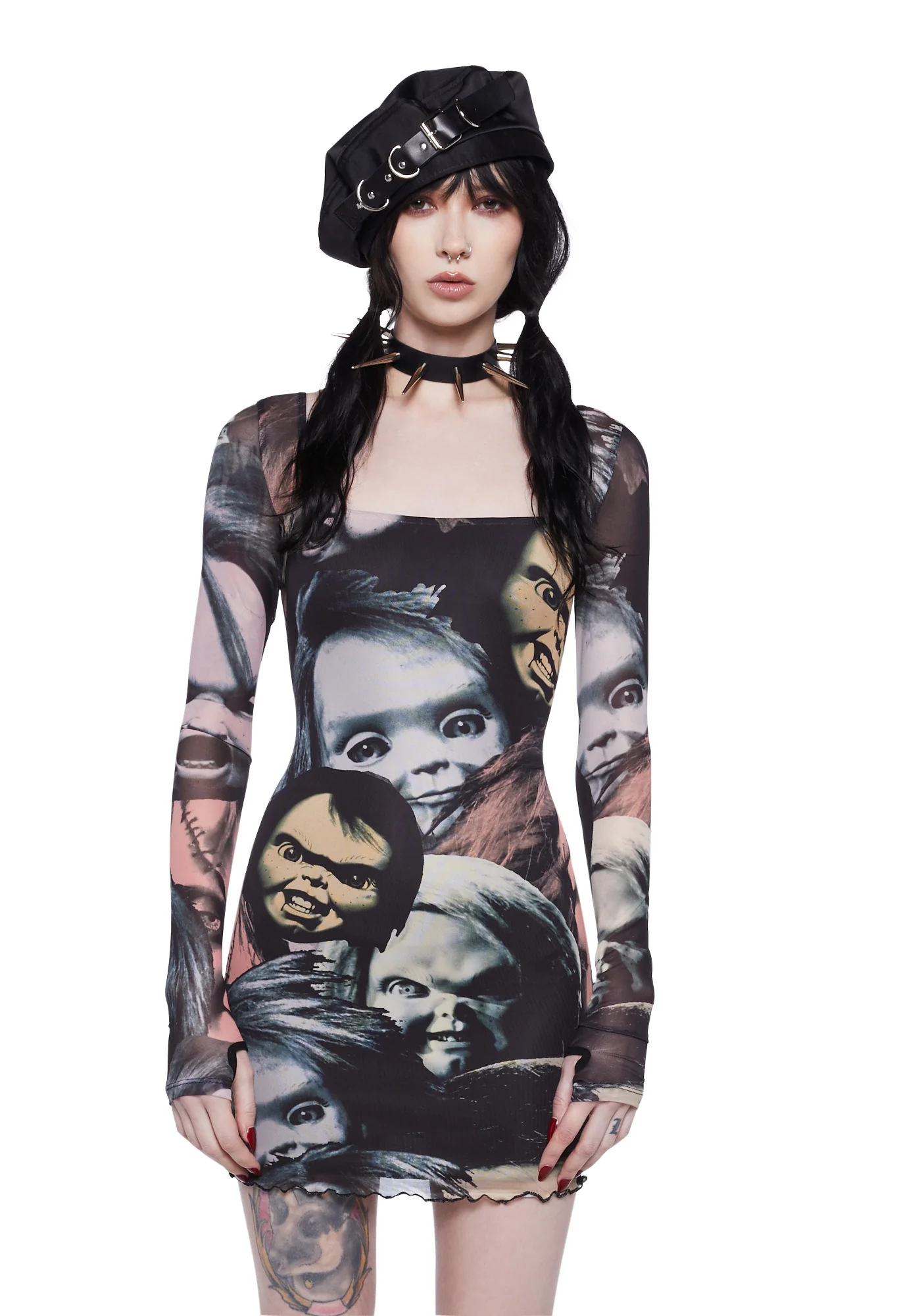 Petrified Night Mini Dress