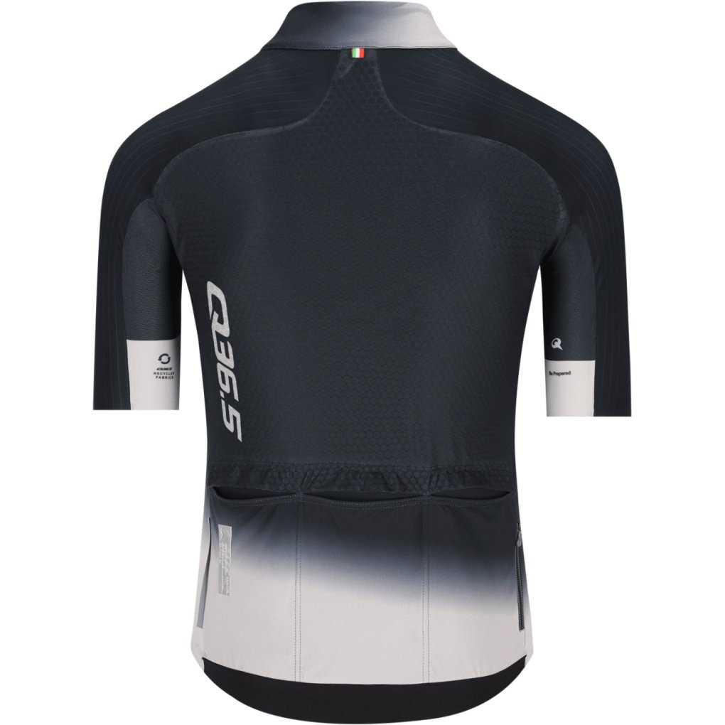 Q36.5 Gregarius Pro Collar Fade Signature Short Sleeve Jersey Men - black