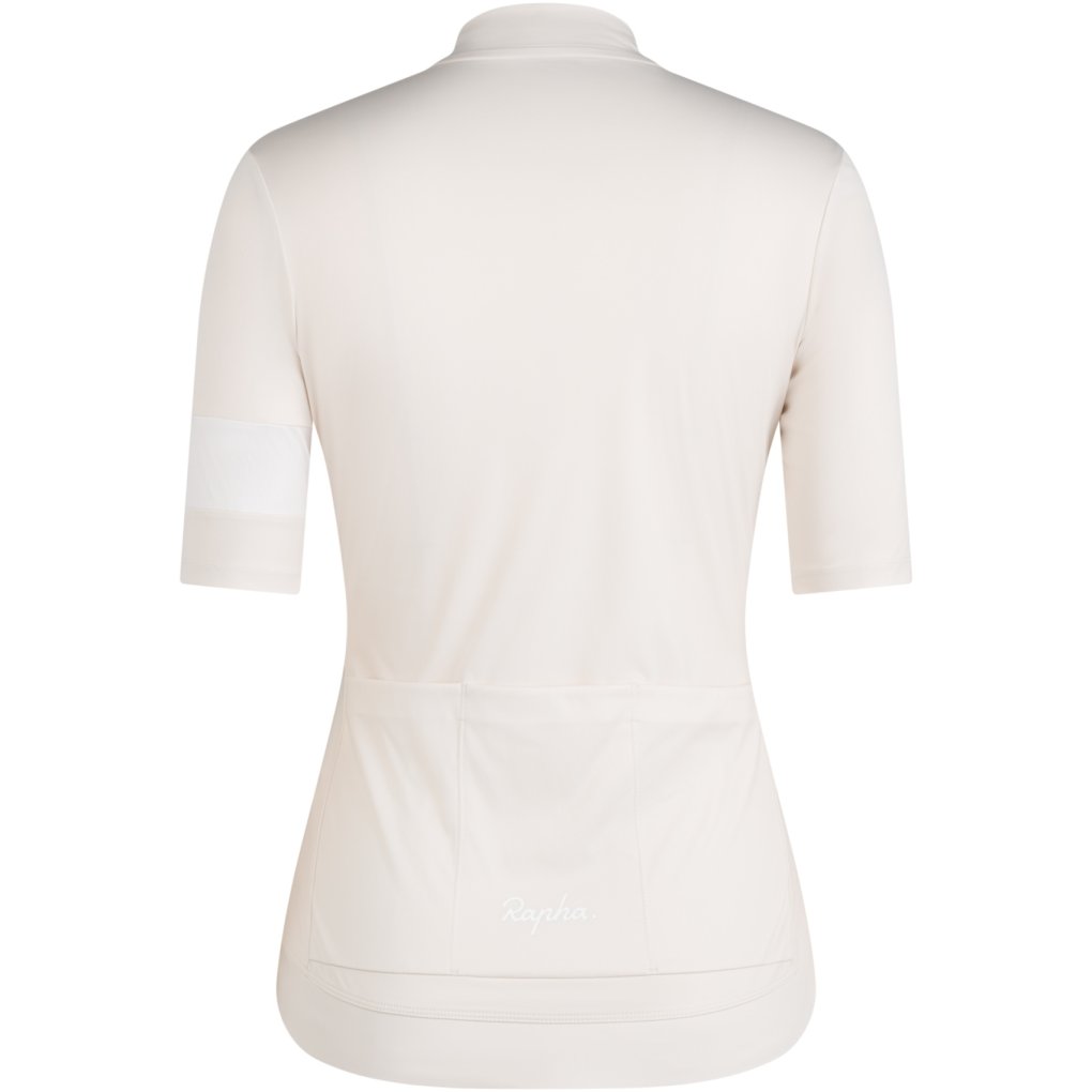 Rapha Core Short Sleeve Jersey Women - off-white/white