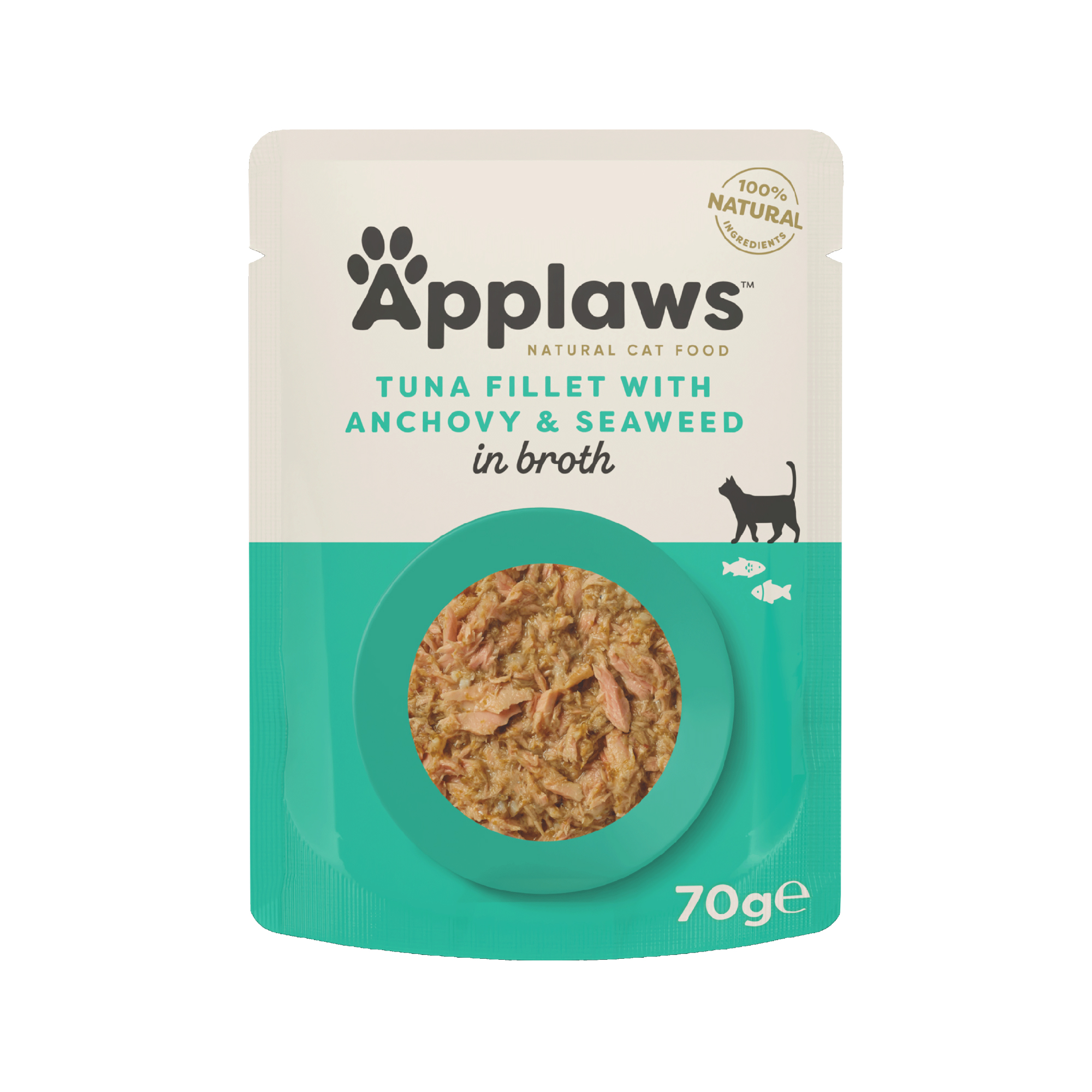 Applaws Cat Food - Tuna Fillet & Pacific Prawn in Broth - 12x 70g