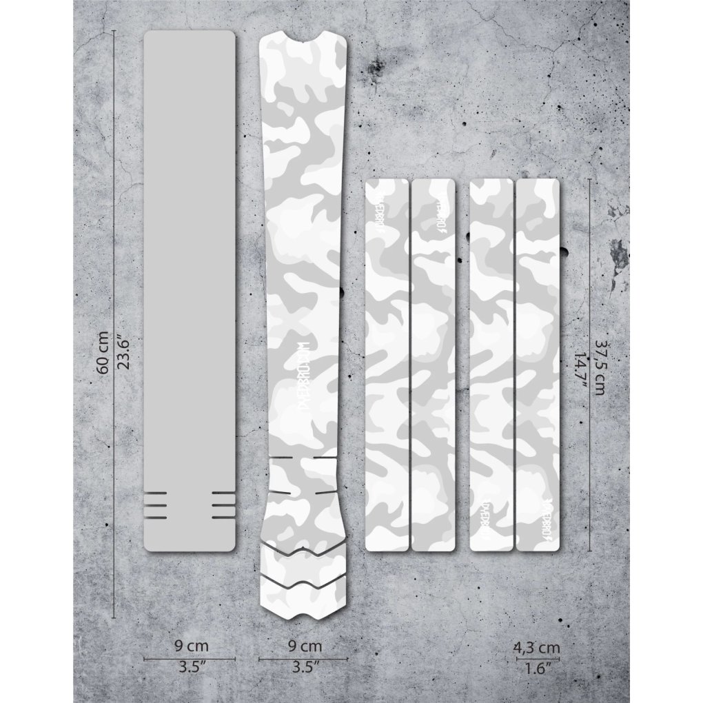 DYEDBRO Frame Protection Kit Camo - white gloss