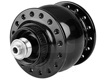 SON 28 Hub Dynamo - Centerlock - QR - black anodized