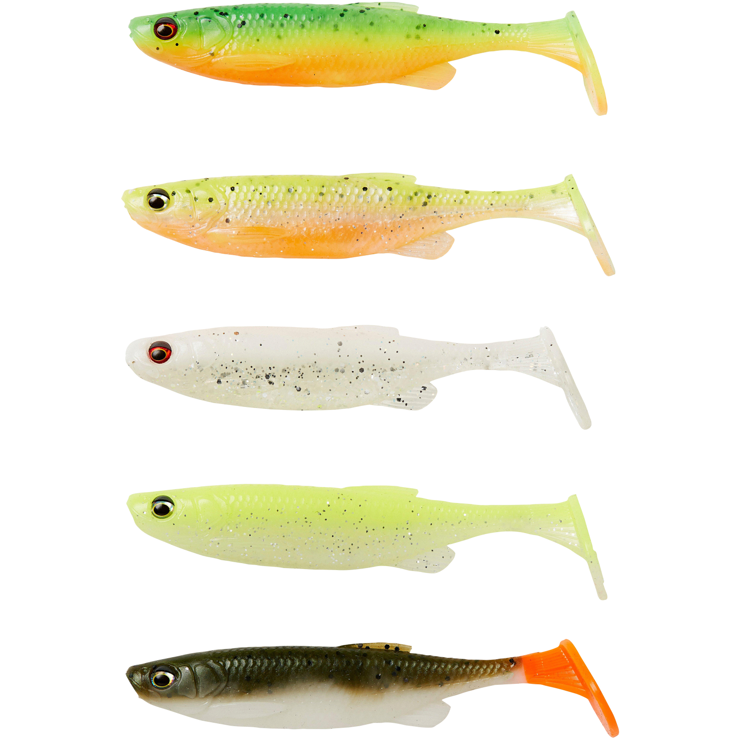 Savage Gear Fat Minnow T-Tail  Darkwater Mix