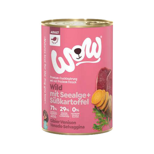 WOW! Adult Dog Food - Canned - Lamb - 6 x 400 g