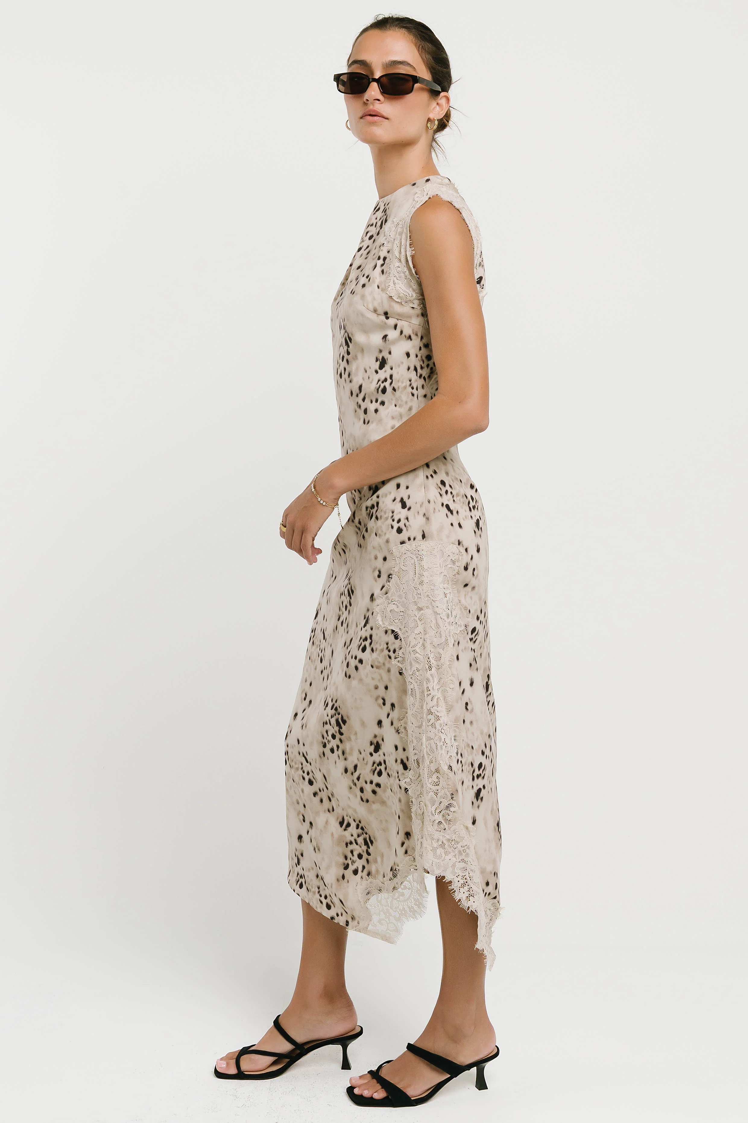 Sienna Satin Midi Dress