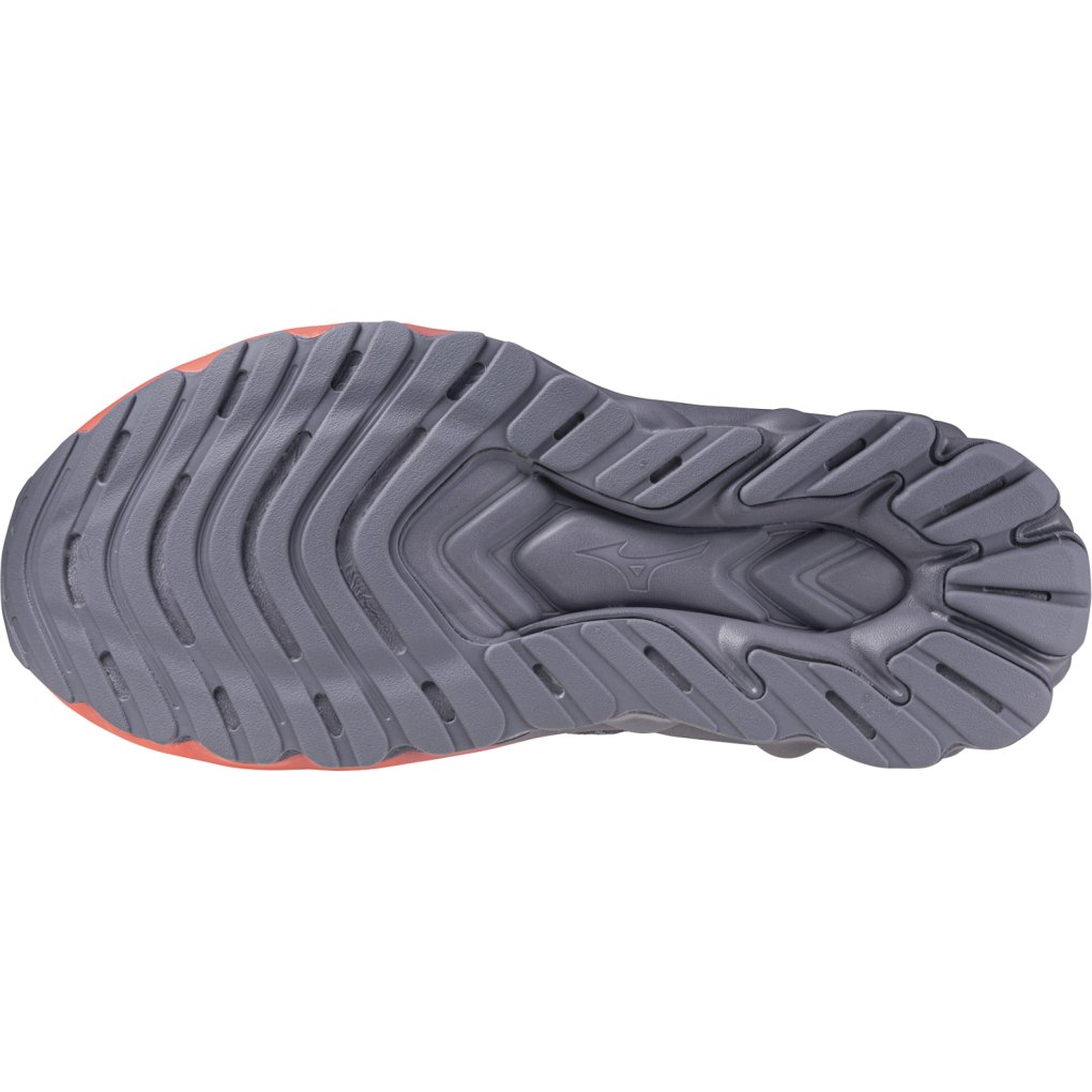 Mizuno Wave Skyrise 6 Running Shoes Women - Blue Granite/Icelandic Blue/Striking Coral