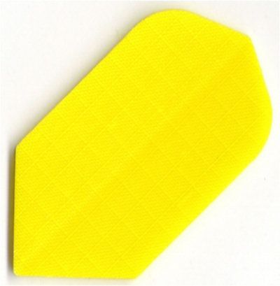 Nylon Fabric Flights - Slim - Neon Yellow