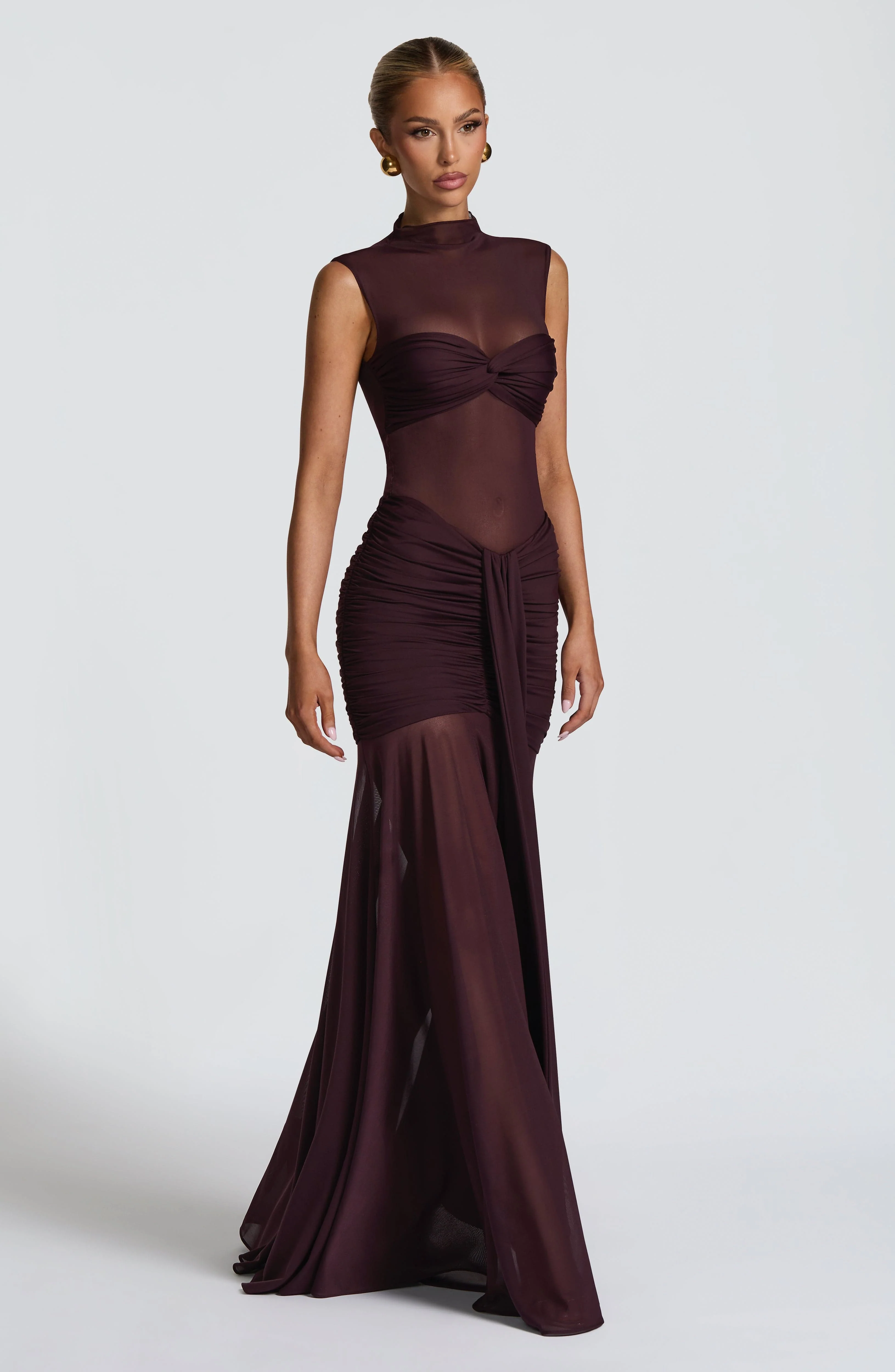Fae Maxi Skirt - Plum