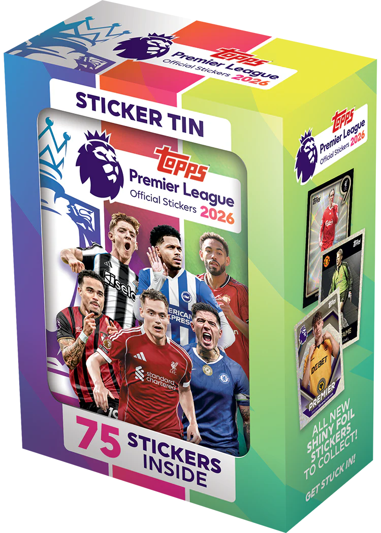 Premier League Stickers 2026 - Sticker Tin