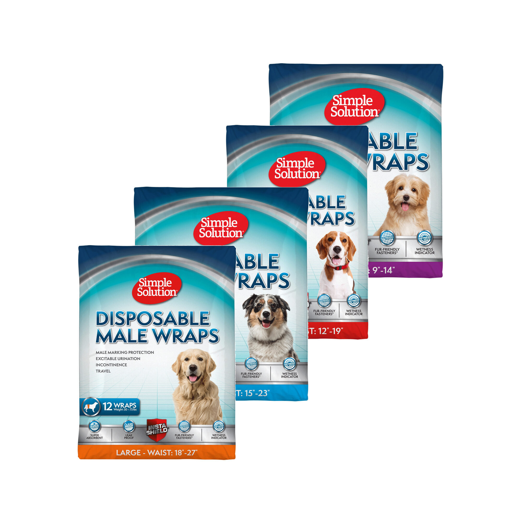 Simple Solution - Disposable Urination Tape Male - XS - 12 pieces