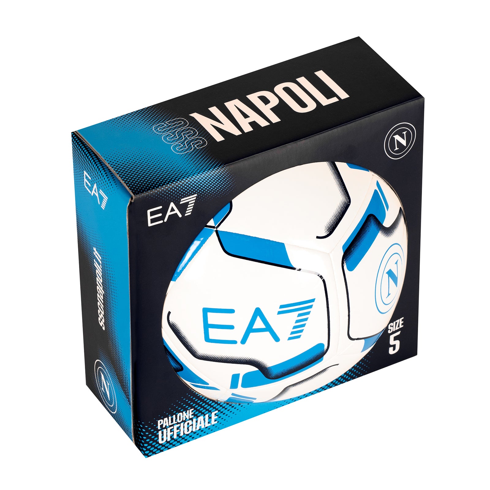 SSC Napoli White Twist Ball Size 5