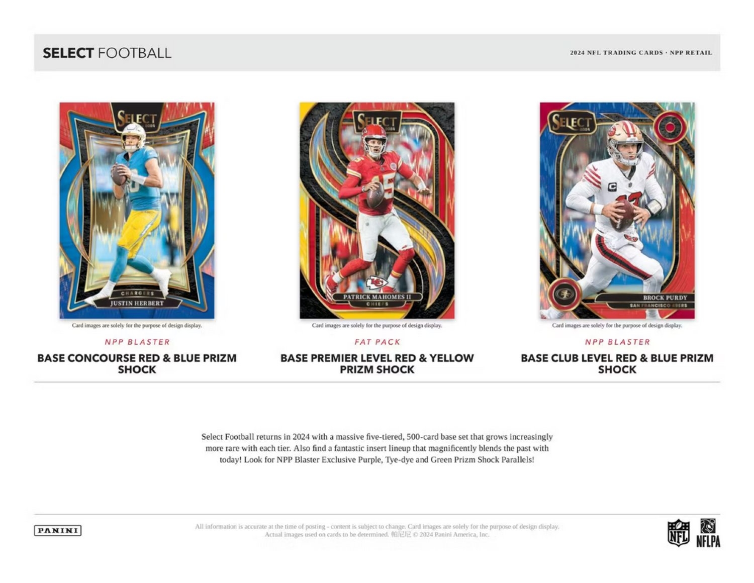2024 Panini Select Football NFL Blaster Box