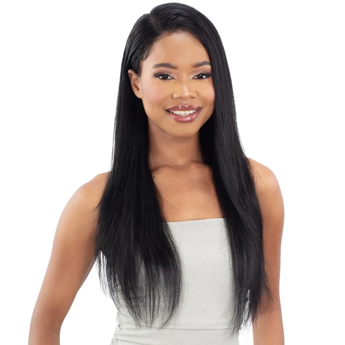 Shake N Go Glossy 100% Virgin Remy Hair Glueless 13x5 HD Lace Front Wig - STRAIGHT 26