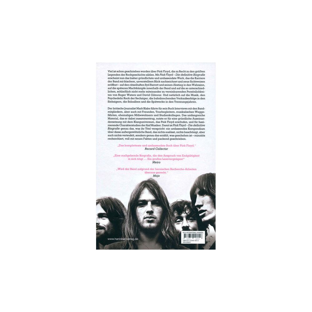 Hannibal Verlag Pink Floyd Biografie – Thomann Ireland