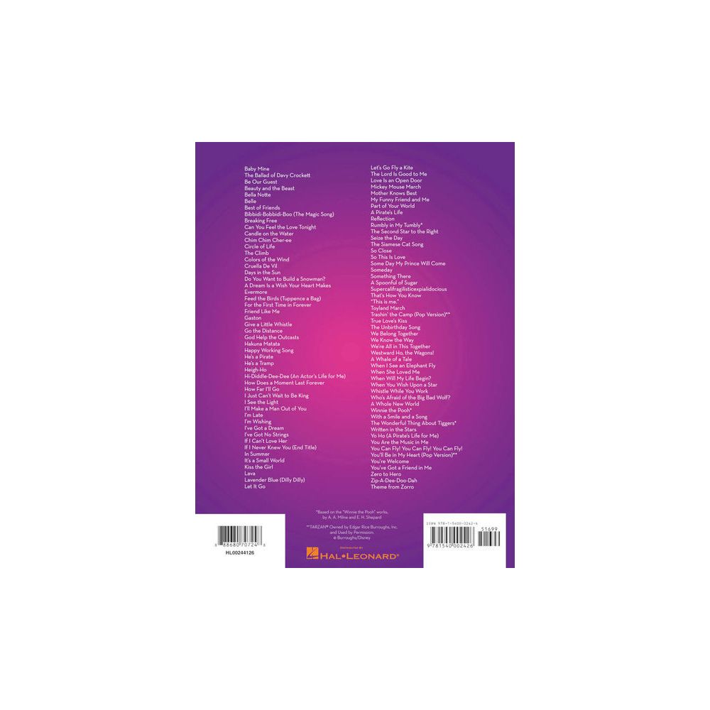 Hal Leonard 101 Disney Songs: Cello – Thomann Ireland