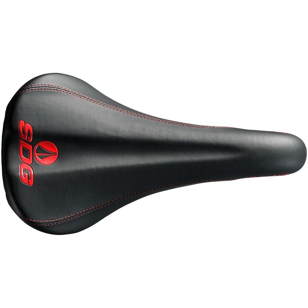 SDG Bel-Air RL Steel Saddle - black/red