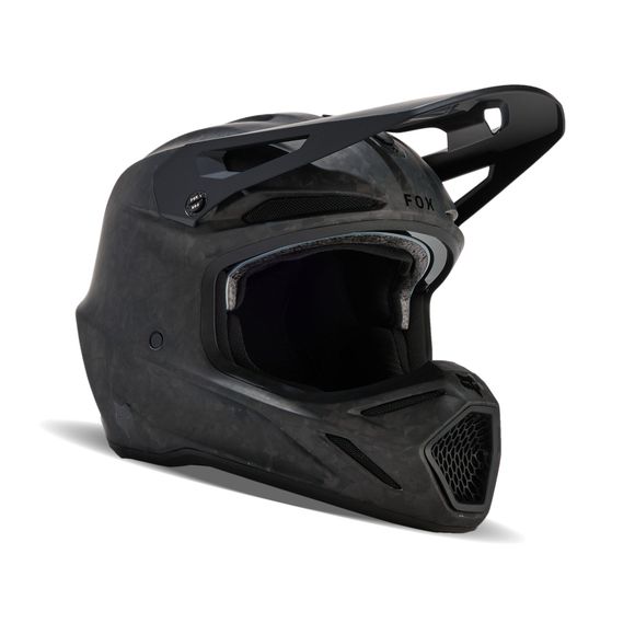 Casque cross Fox V3 RS CARBON SOLID 2026 - NoirRef : FX4078