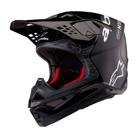 Casque cross Alpinestars SUPERTECH S-M10 - FLOOD 2025 - Noir / GrisRef : AP3233