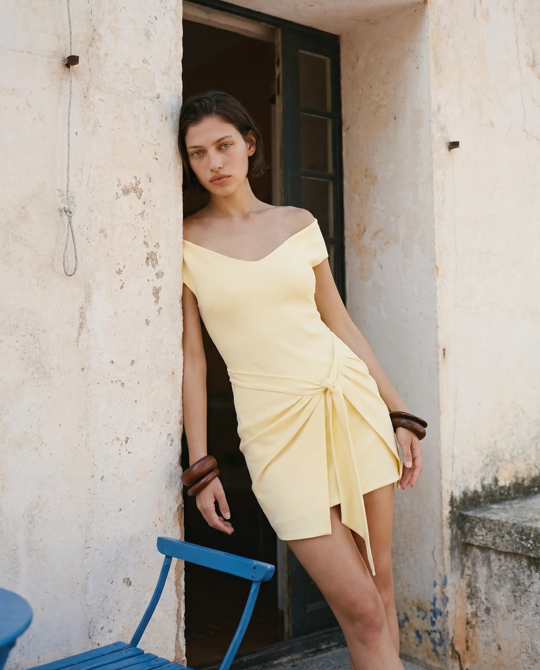 Mollie Mini Dress Butter