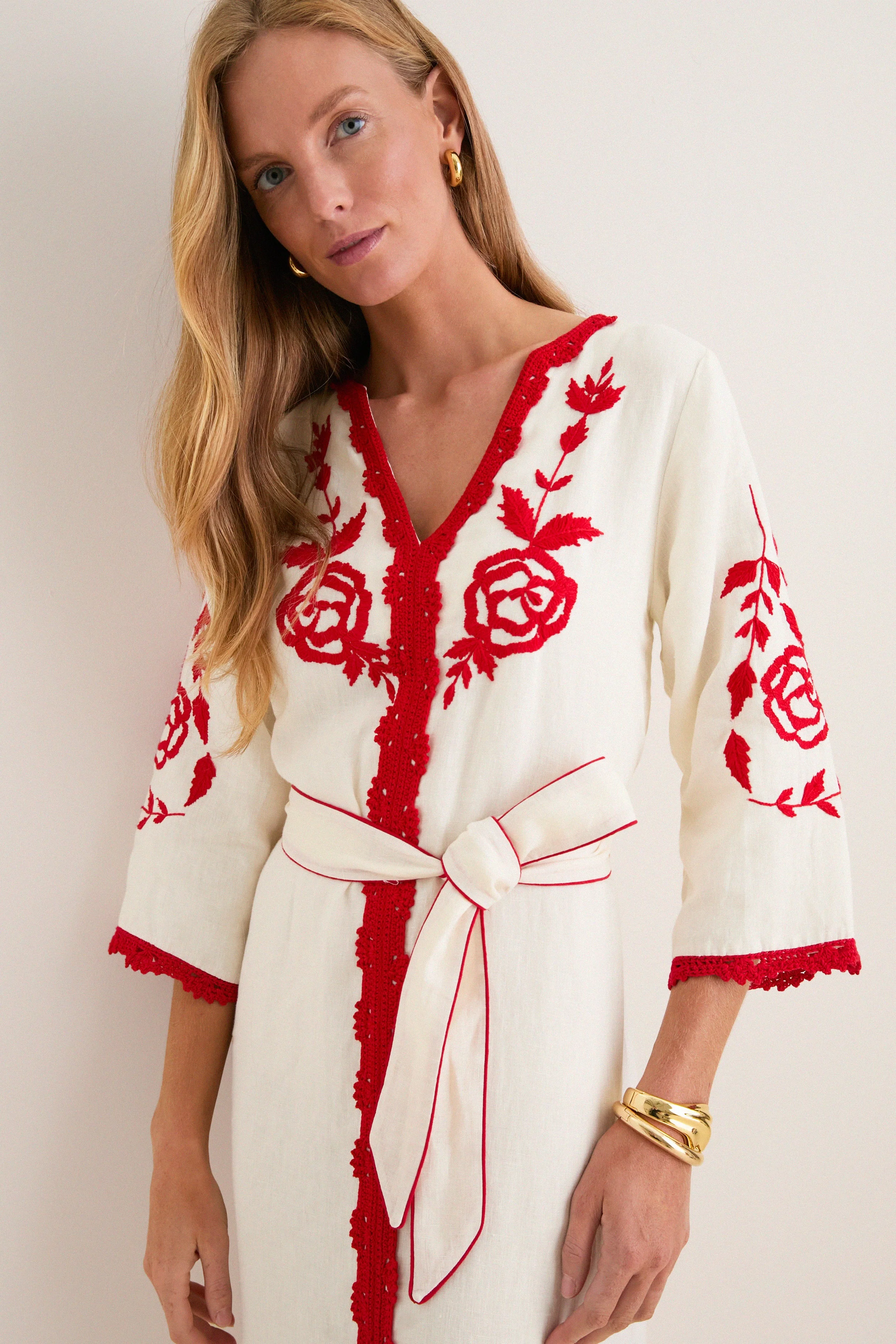 Gardenia Caliope Midi Dress