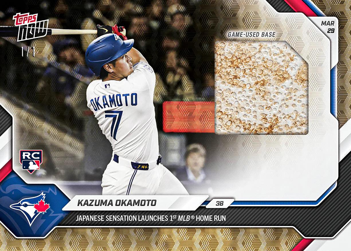 Kazuma Okamoto - 2026 MLB Topps NOW® - Card 25