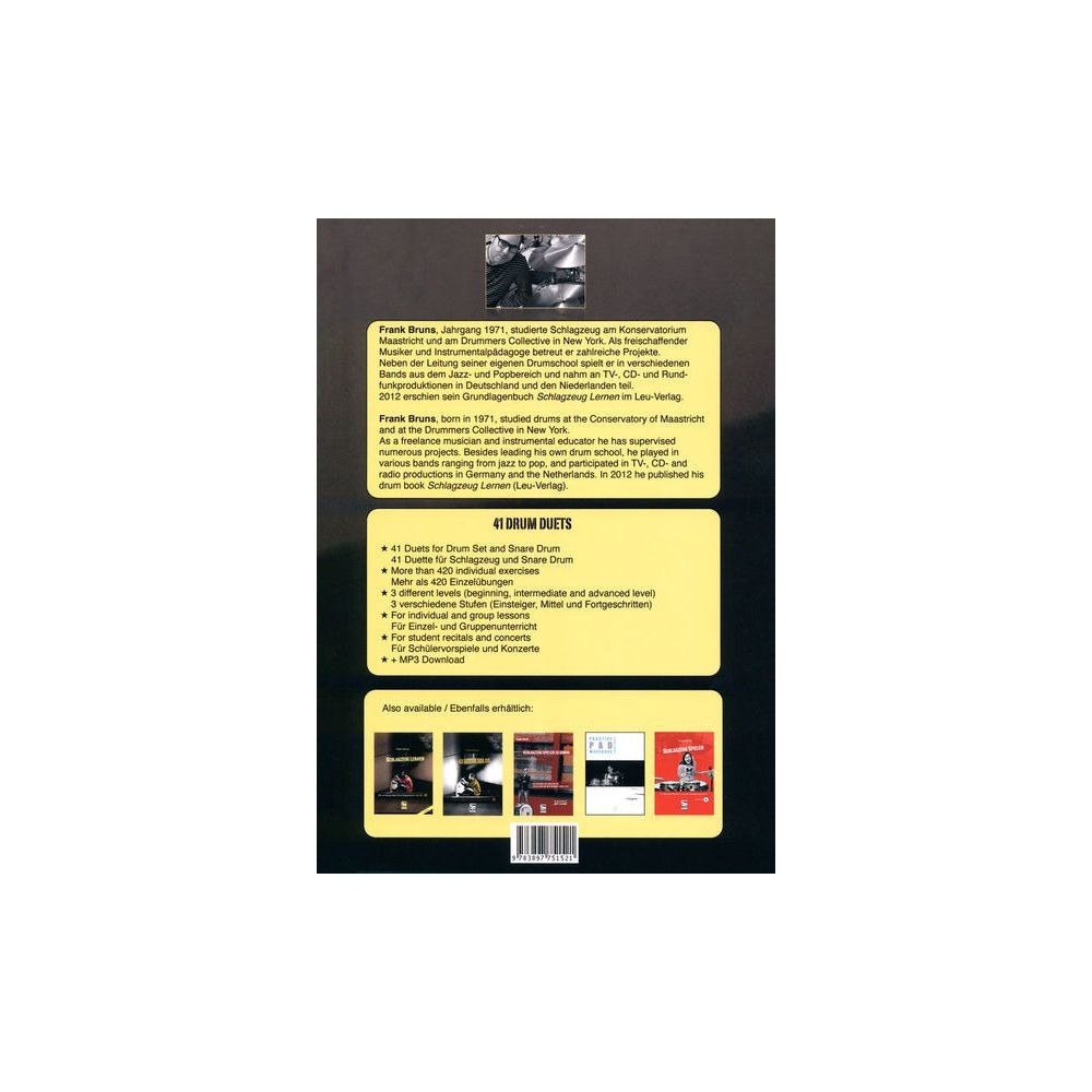 Leu Verlag 41 Drum Duets – Thomann Ireland