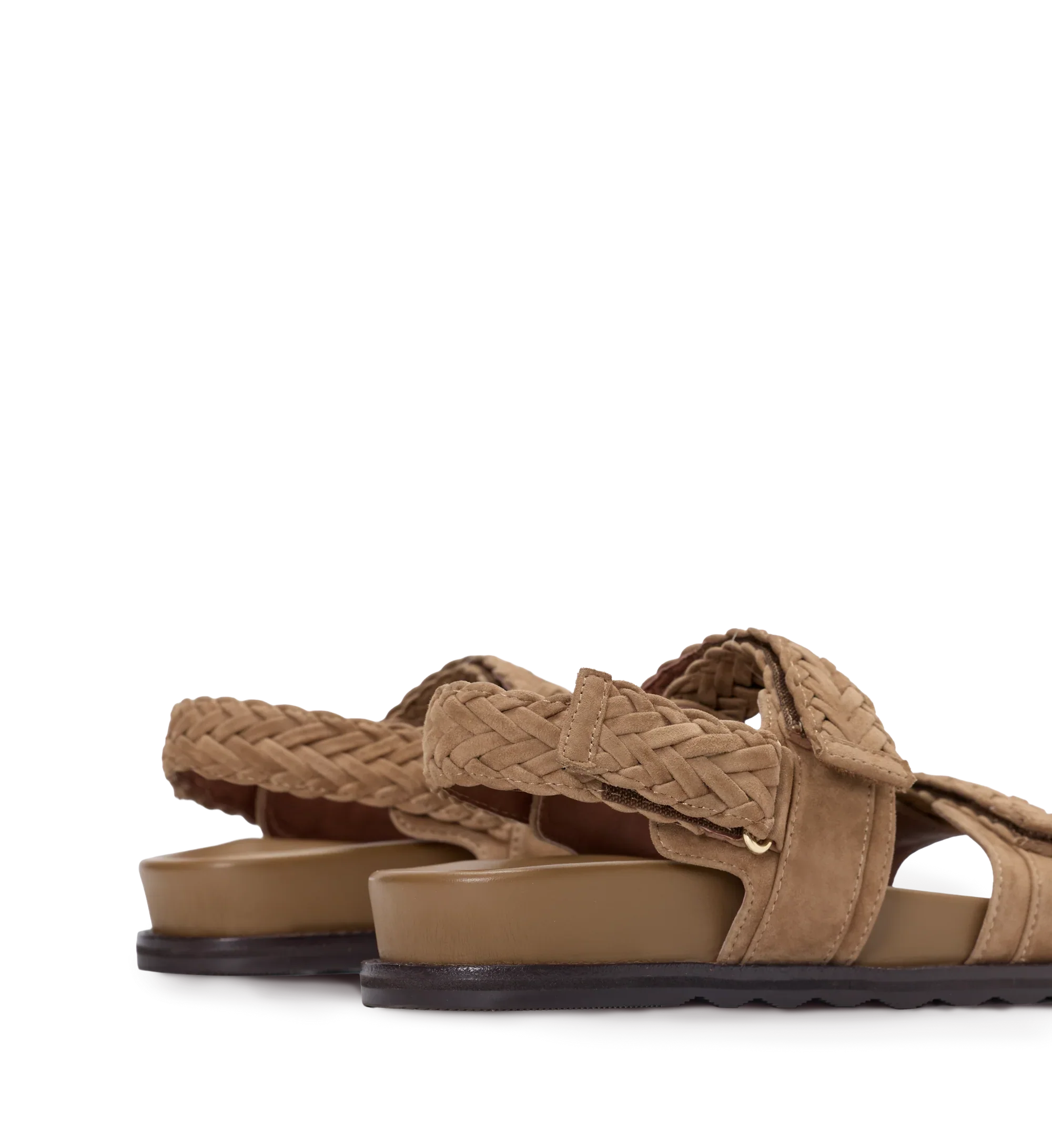 Cygnet Coffee Tan Suede Chunky Sandals