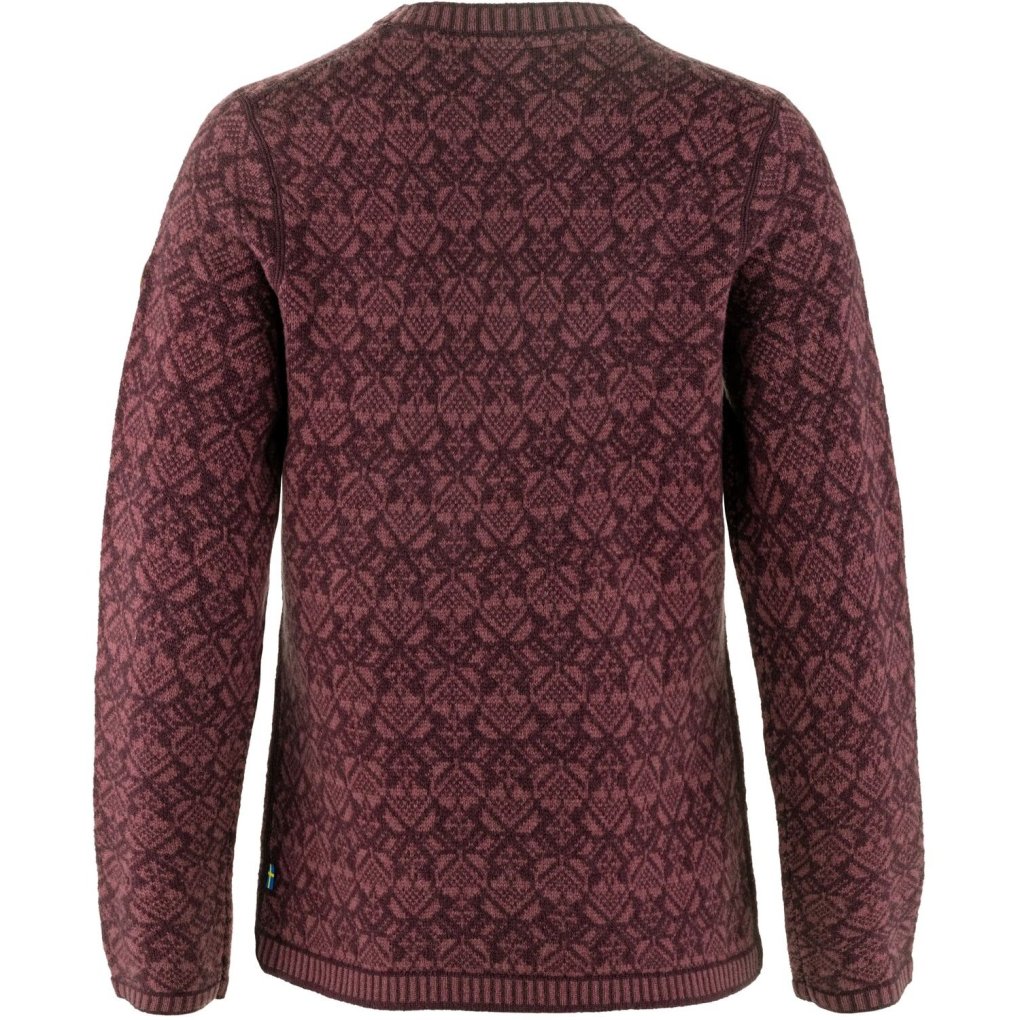 Fjällräven Snow Round Neck Sweater Women - port