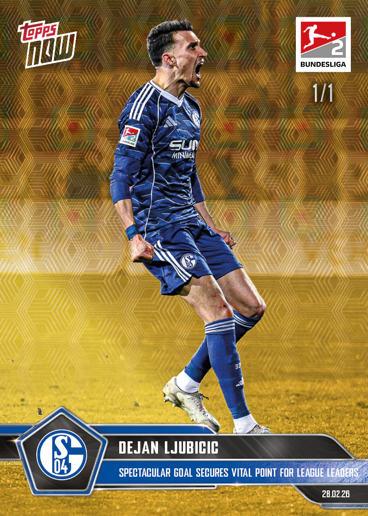 Dejan Ljubicic - 2025-26 Bundesliga Topps NOW® - Card 135 - PR: 341