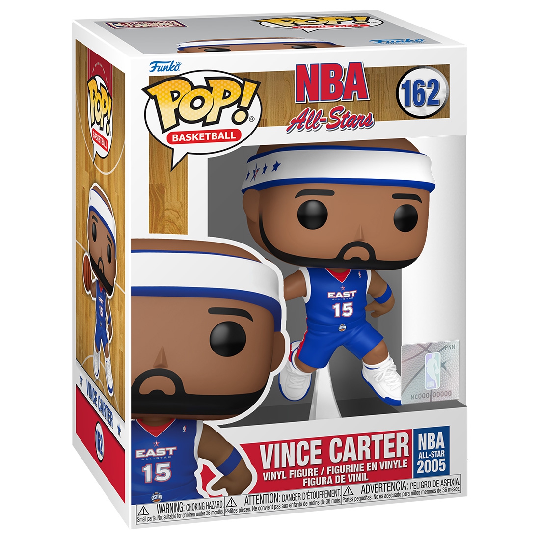 Funko POP! #162 Vince Carter New Jersey Nets 2005 NBA All-Star NBA Figure