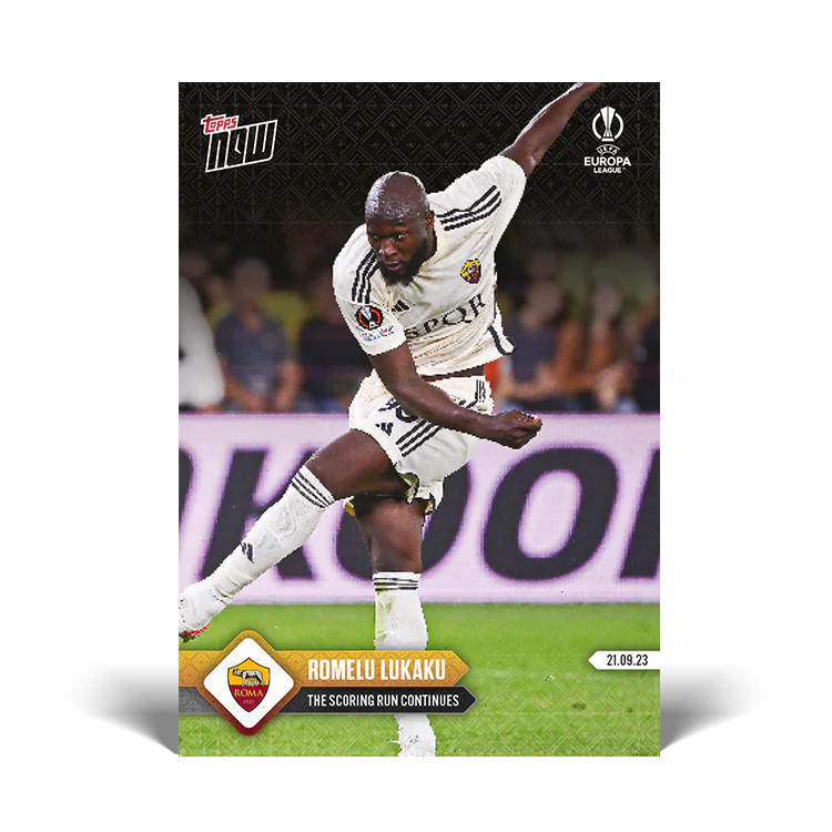 Topps UK - Romelu Lukaku - The scoring run continues - UEL TOPPS NOW® Card #4