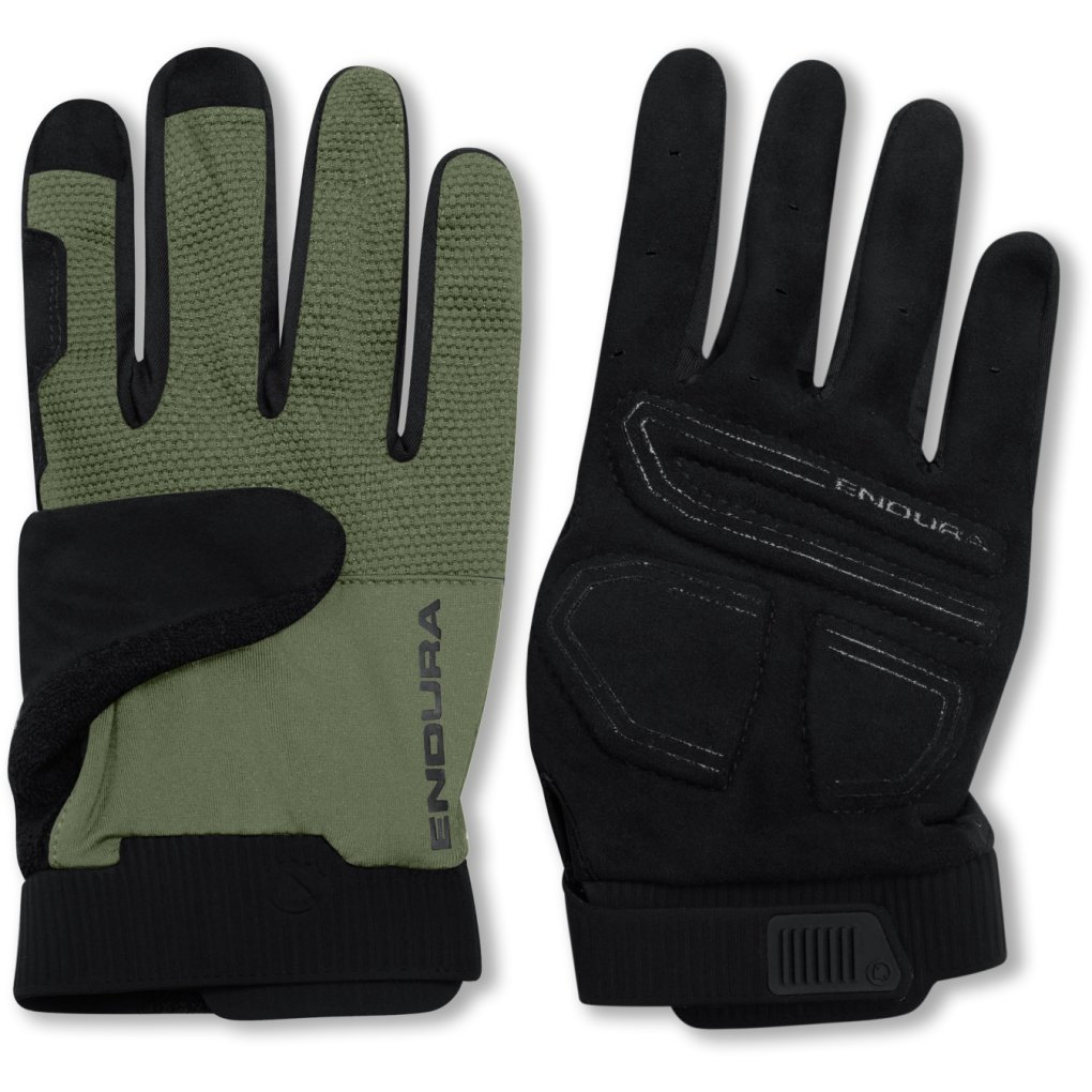 Endura Loop Full Finger Gloves - machair green