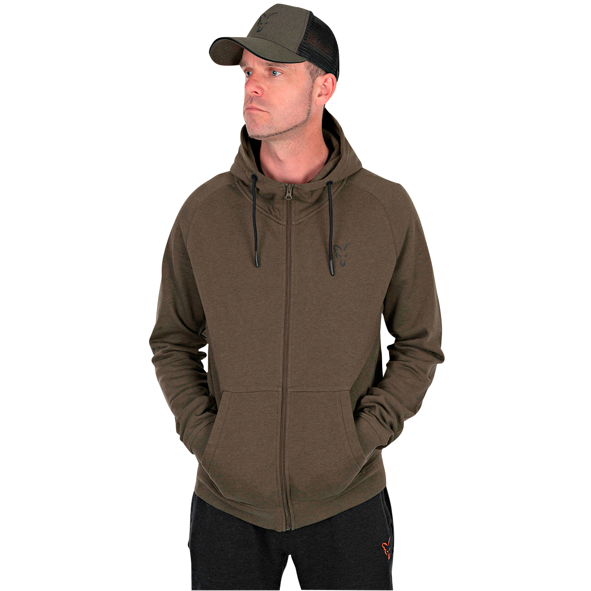 Fox Collection LW Hoody Men (Green\/Black)