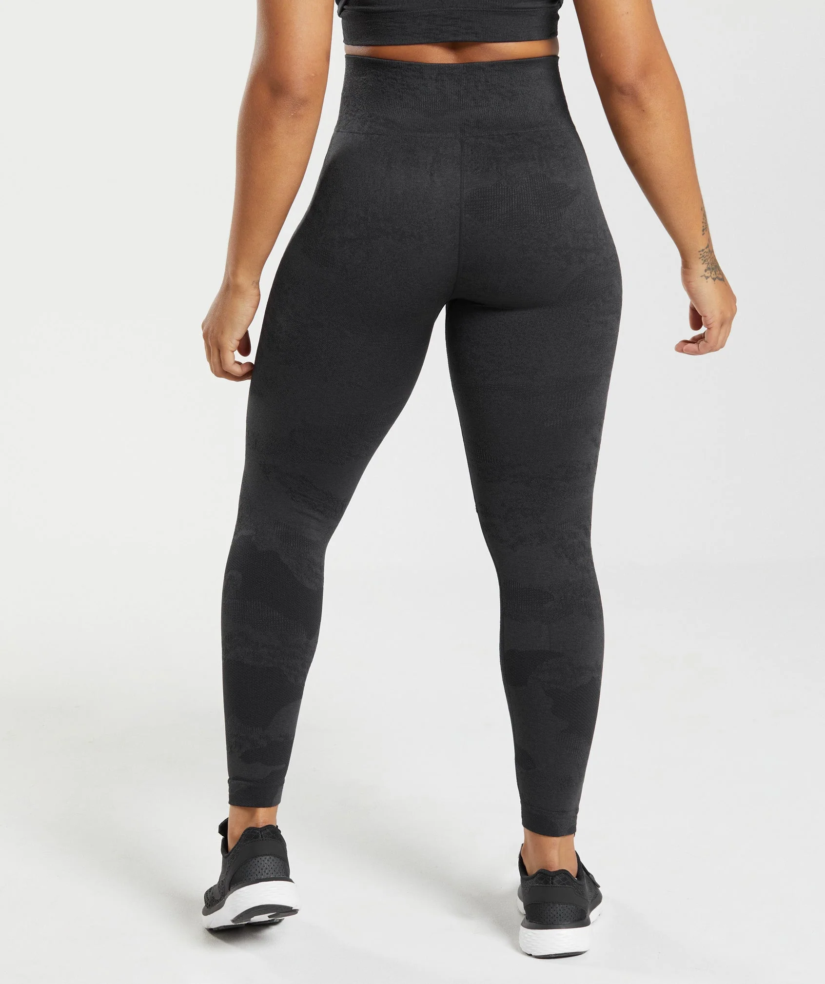 Adapt Camo Seamless Leggings Black/Onyx Grey