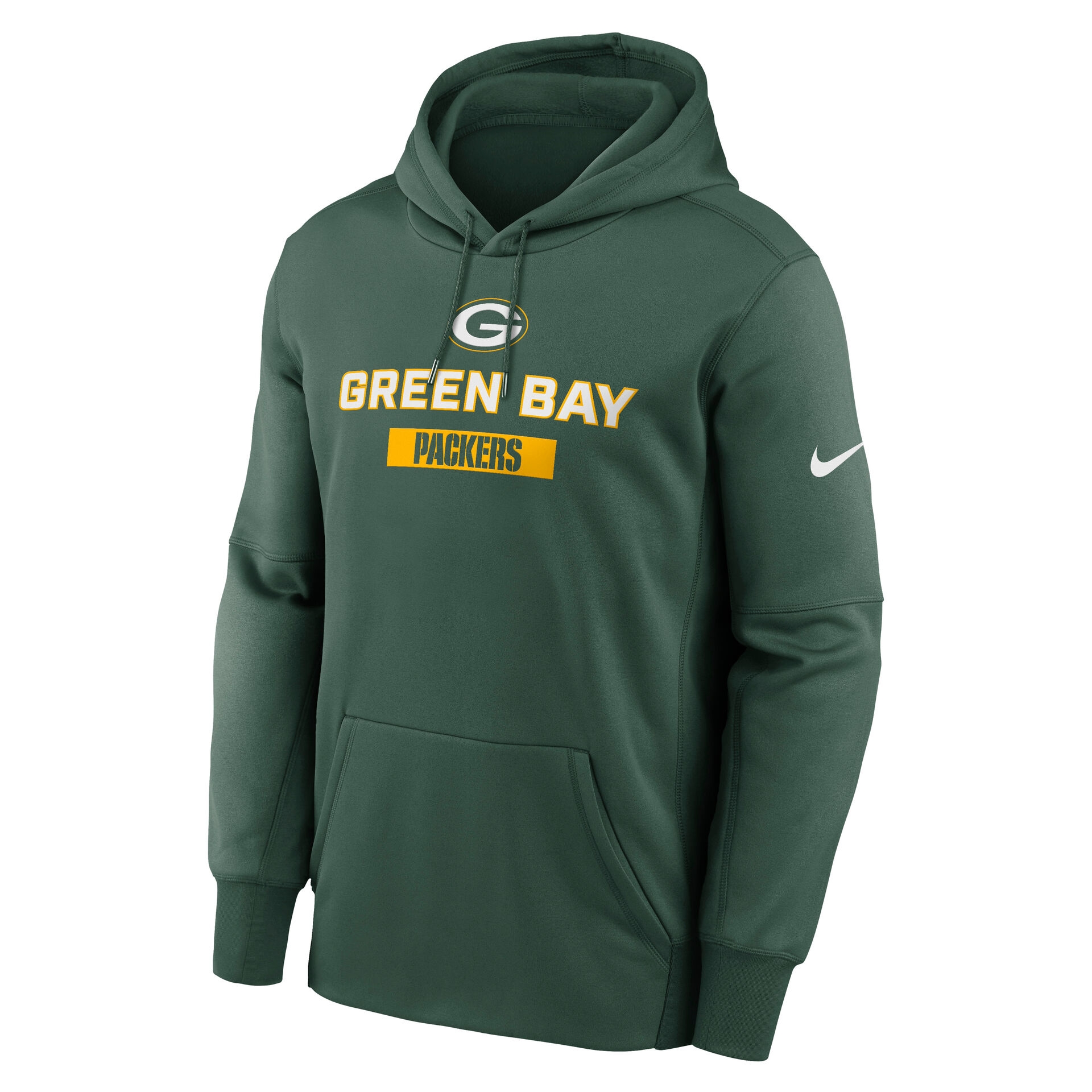 Green Bay Packers Toss Sweep Nike Therma-FIT NFL Hoodie Green