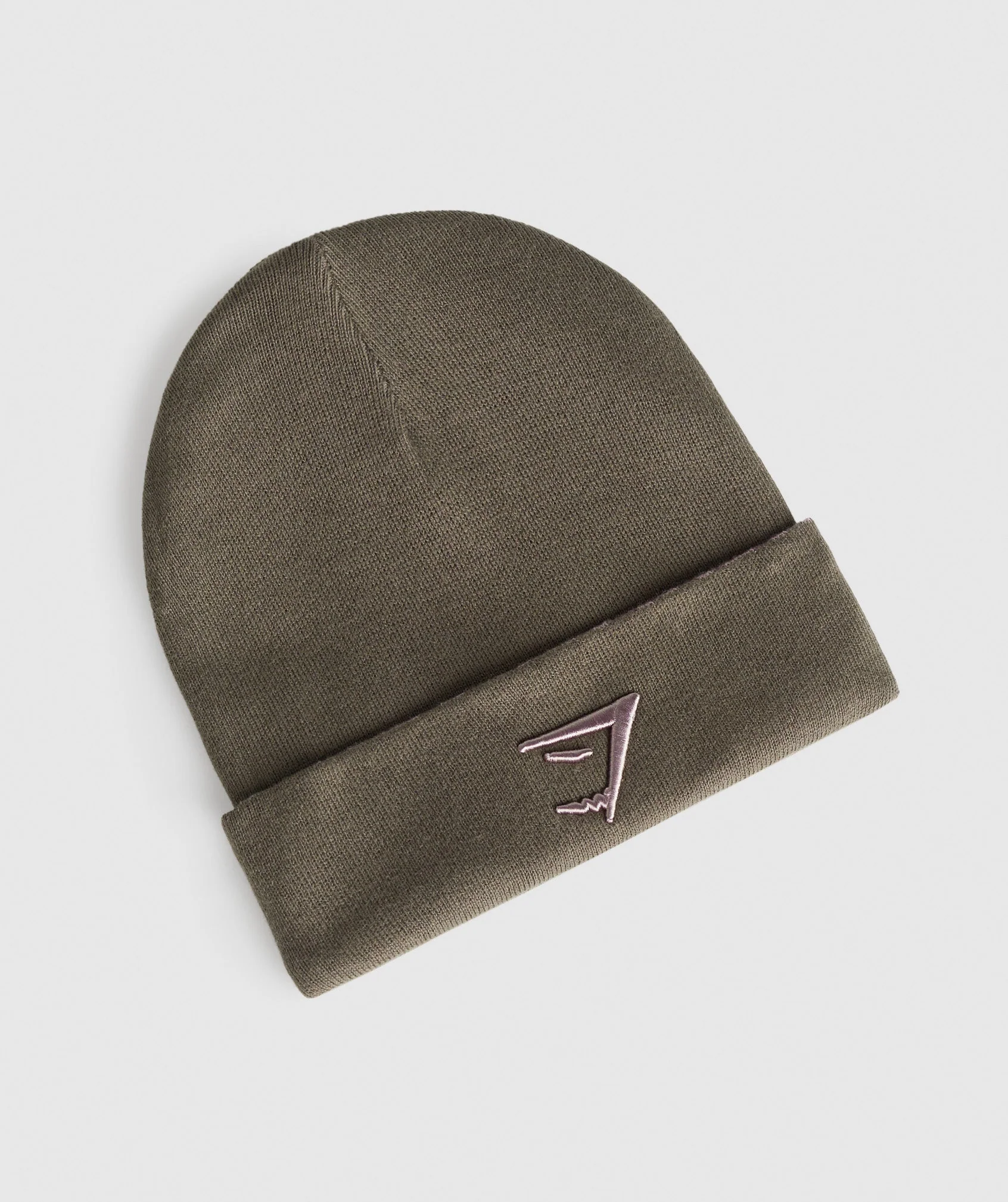 Reverse Jacquard Beanie Camo Brown/Washed Mauve/Walnut Mauve