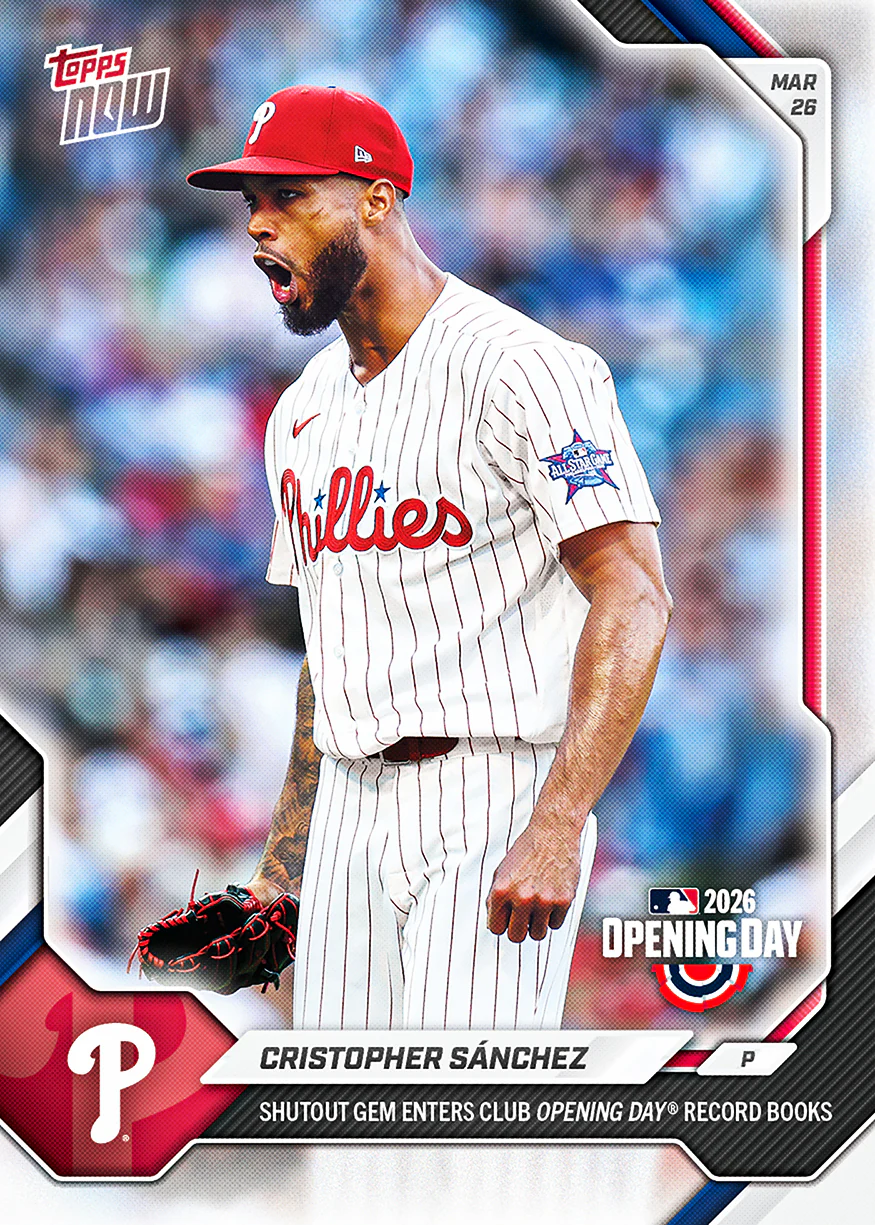 Cristopher Sánchez - 2026 MLB Topps NOW® - Card 10 - PR: 1179