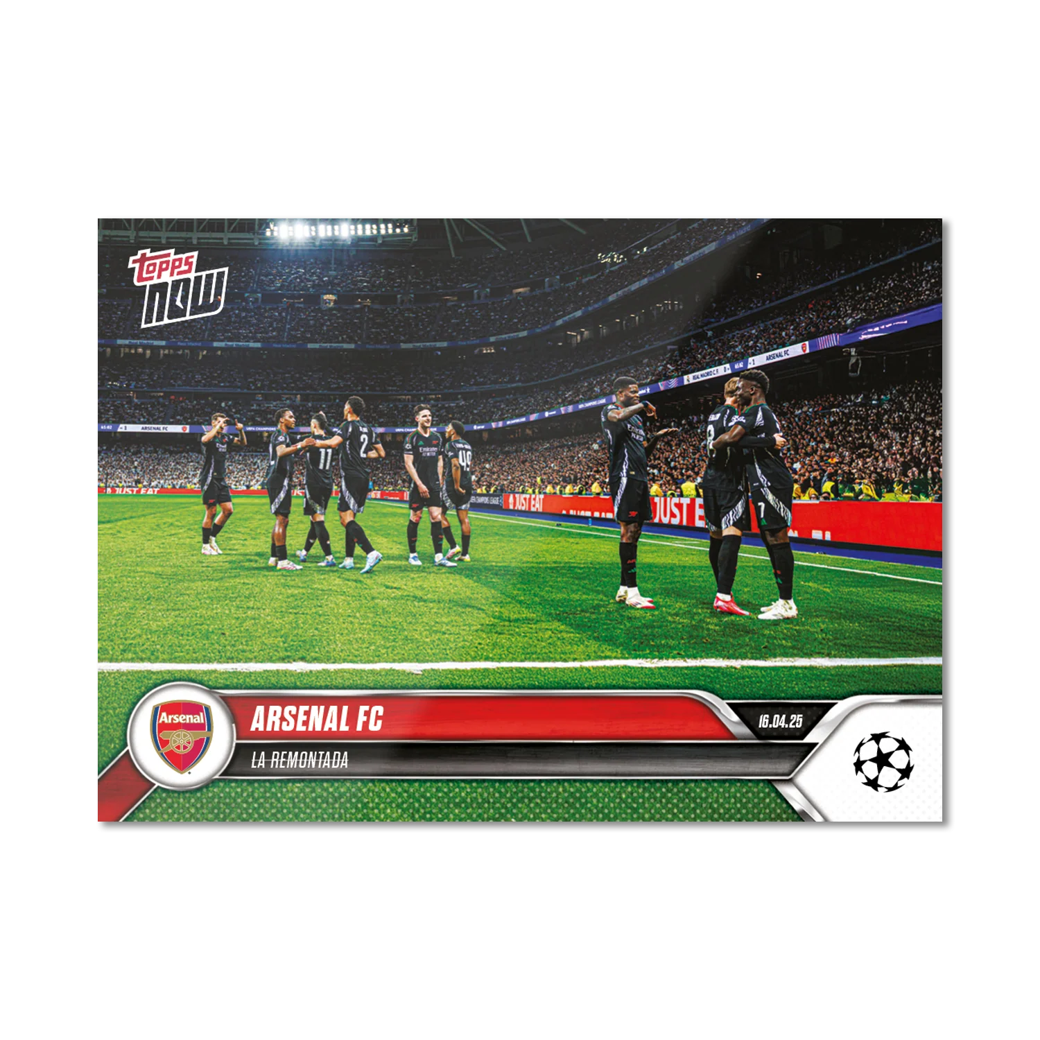 Arsenal FC - 2024-25 UCL Topps NOW® - Card 143