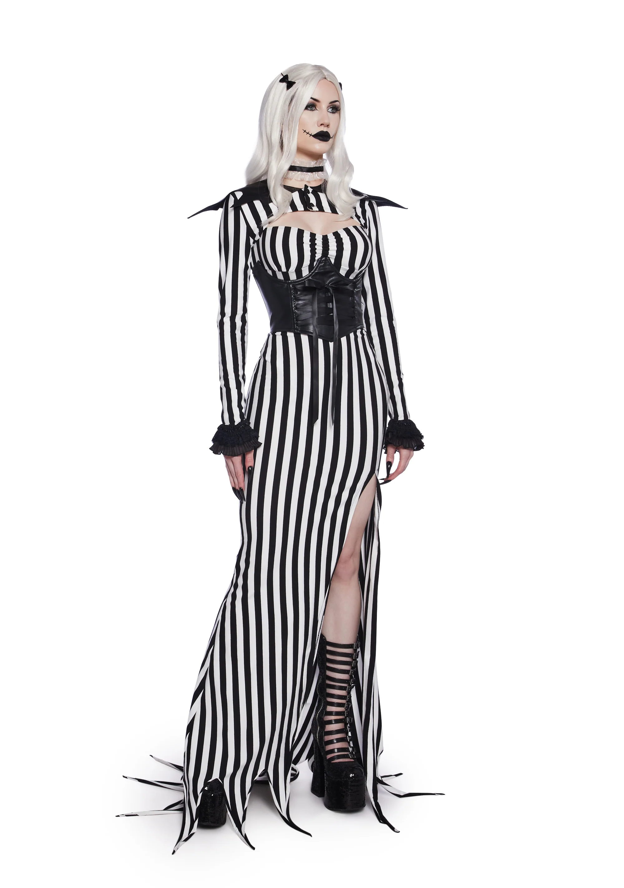 Nightmare Pumpkin King Premium Costume And Wig Set