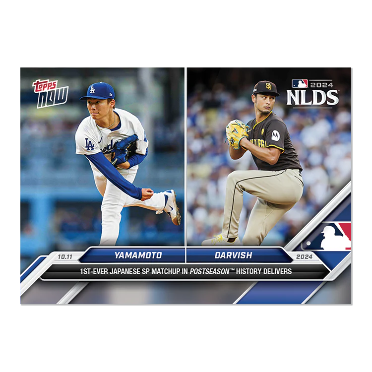 Yoshinobu Yamamoto/Yu Darvish - 2024 MLB Topps NOW® Card 825