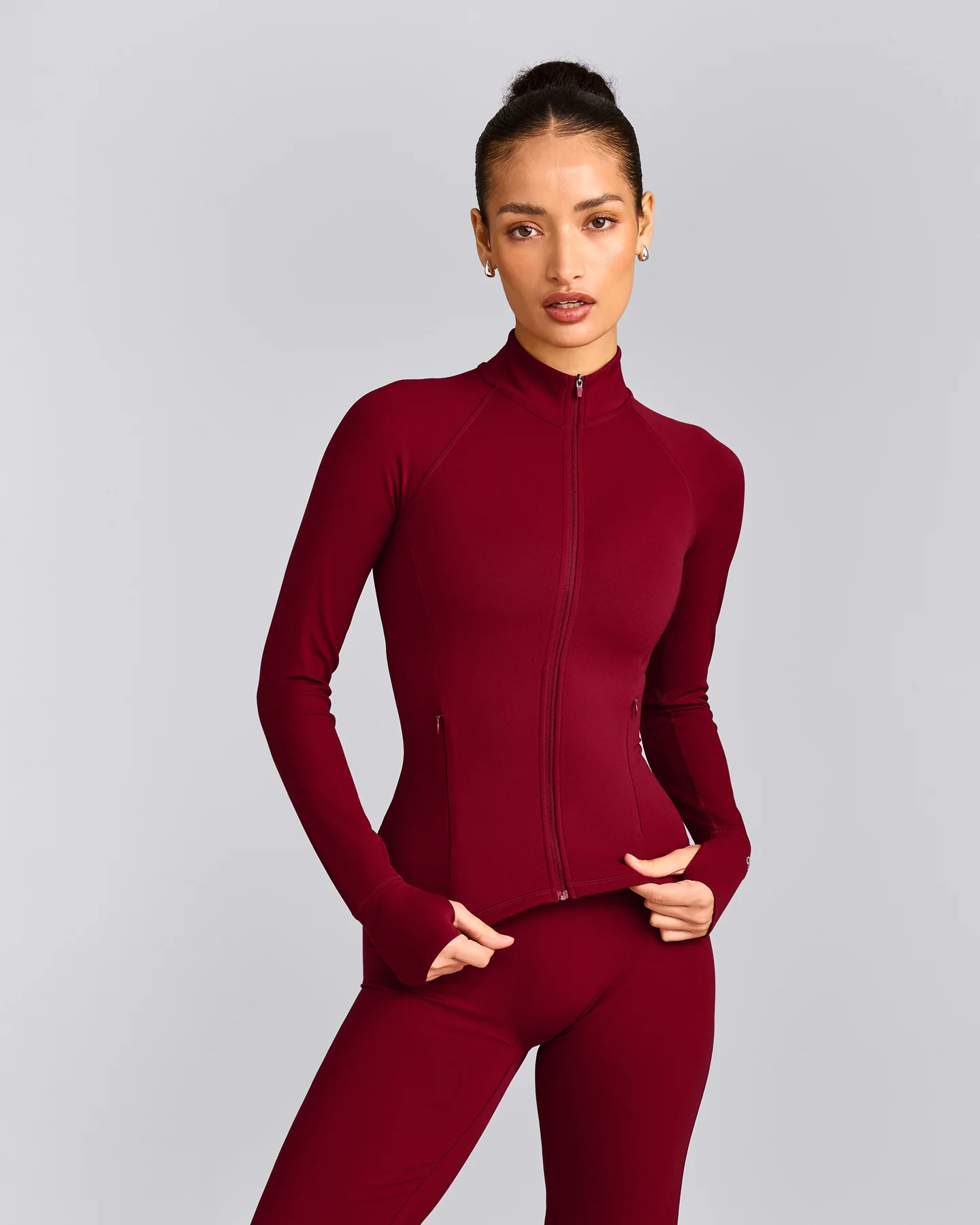 SoftMotion™ Jacket with Grey Logo | Ruby Red