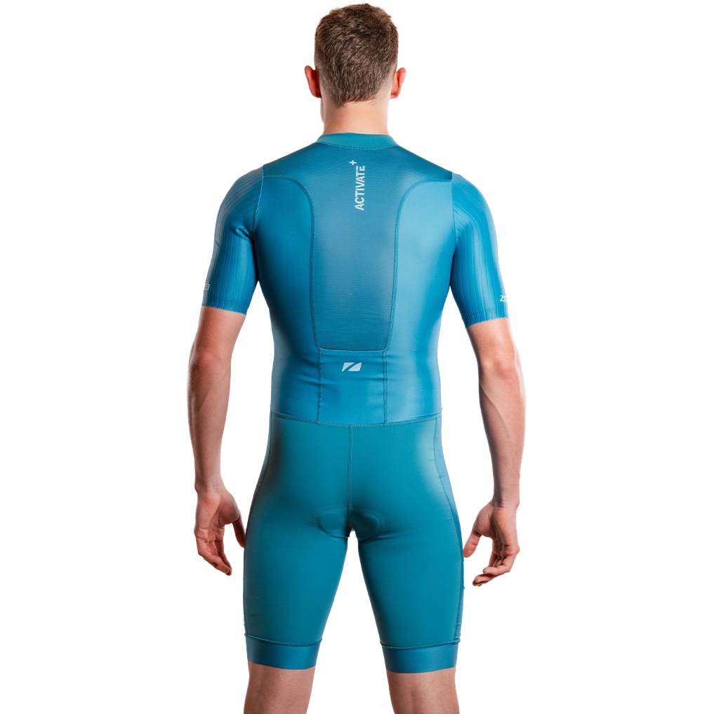 Zone3 Activate+ Shortsleeve Trisuit Men - teal