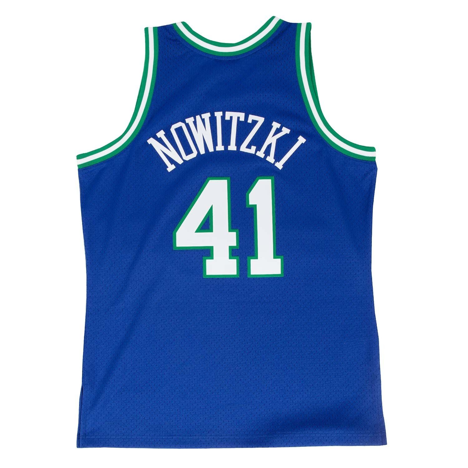 Dirk Nowitzki #41 Dallas Mavericks 1998-99 Swingman NBA Jersey Blue