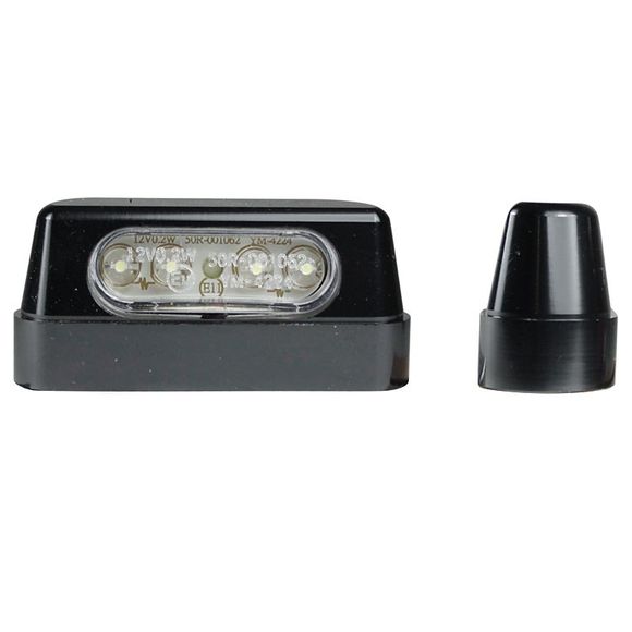 Chaft RECTANGULAR LED Universal license plate lighting - BlackRef: ch0438 / in762