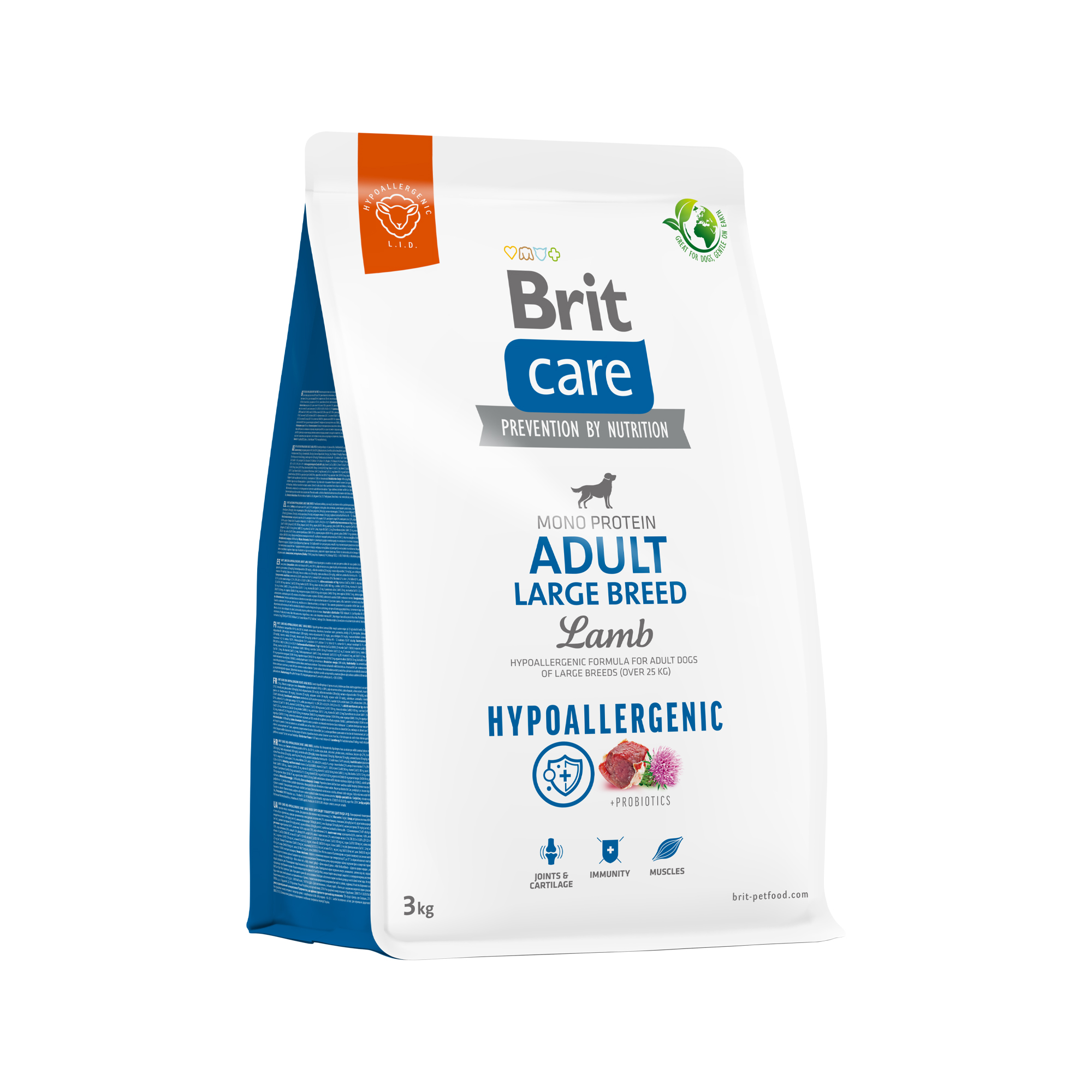 Brit Care - Dog - Hypoallergenic Adult Large Breed - Lamb - 12 kg