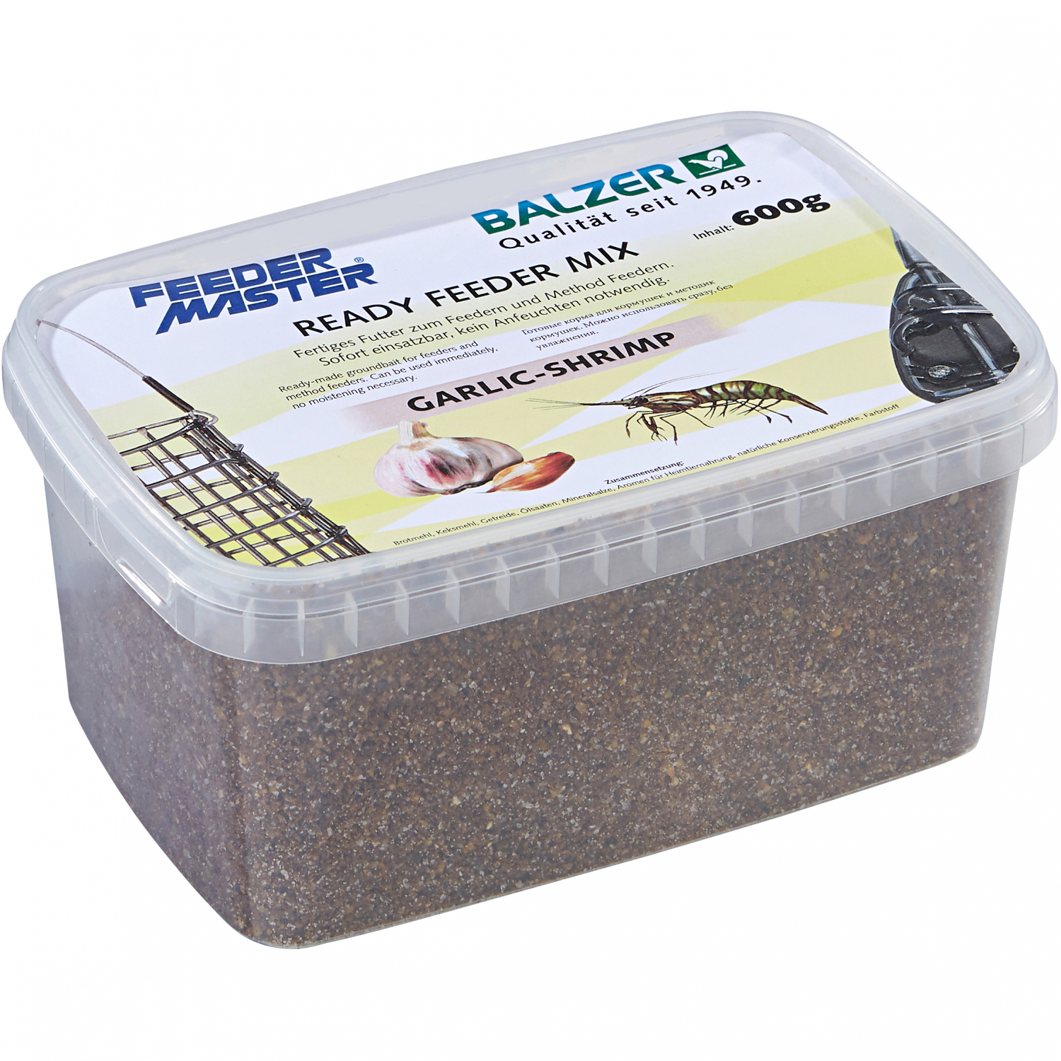 Balzer Bait Feeder Master Ready Mix (Garlic Shrimp)