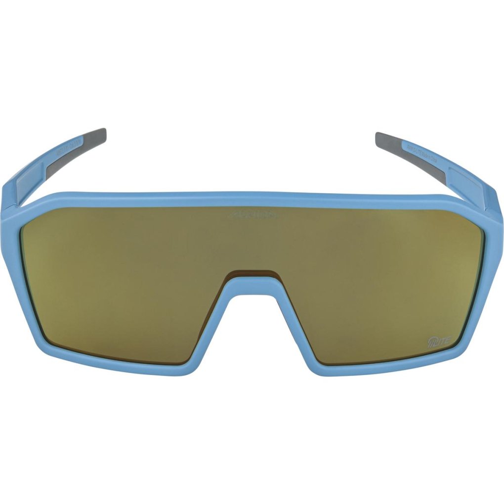 Alpina Ram Q-Lite Glasses - smoke-blue matt/mirror gold