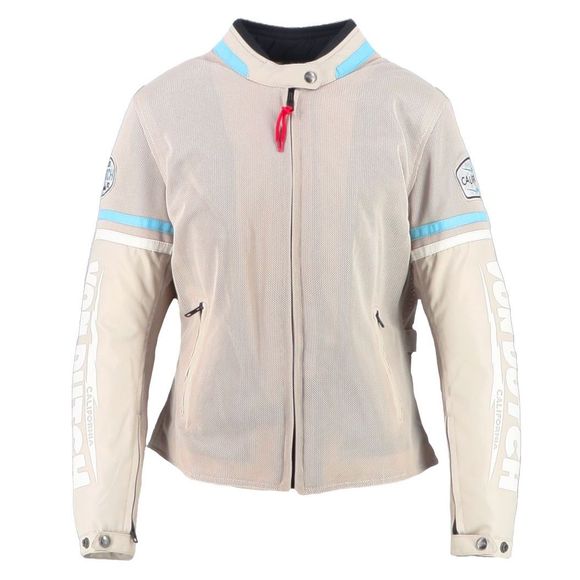 Helstons Von Dutch California Girl Air Motorcycle Jacket - GrayRef : HS1379